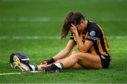 8 September 2019; Katie Power of Kilkenny dejected after the Liberty Insurance All-Ireland Senior Camogie Championship Final match between Galway and Kilkenny at Croke Park in Dublin. Photo by Piaras Ó Mídheach/Sportsfile