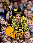 8 September 2019; A Kilkenny supporter during the Liberty Insurance All-Ireland Senior Camogie Championship Final match between Galway and Kilkenny at Croke Park in Dublin. Photo by Ramsey Cardy/Sportsfile