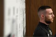 9 September 2019; Jack Byrne during a Republic of Ireland press conference at the FAI National Training Centre in Abbotstown, Dublin. Photo by Stephen McCarthy/Sportsfile