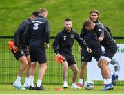 9 September 2019; Jack Byrne, centre, during a Republic of Ireland training session at the FAI National Training Centre in Abbotstown, Dublin. Photo by Stephen McCarthy/Sportsfile
