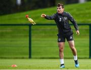 9 September 2019; Josh Cullen during a Republic of Ireland training session at the FAI National Training Centre in Abbotstown, Dublin. Photo by Stephen McCarthy/Sportsfile