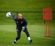 9 September 2019; Darren Randolph during a Republic of Ireland training session at the FAI National Training Centre in Abbotstown, Dublin. Photo by Stephen McCarthy/Sportsfile