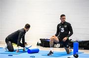 9 September 2019; Alan Browne during a Republic of Ireland gym session at the FAI National Training Centre in Abbotstown, Dublin. Photo by Stephen McCarthy/Sportsfile