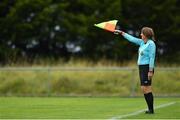 8 September 2019; Assistant referee Timara Lawless during the FAI Women’s Intermediate Shield Final match between Manulla FC and Whitehall Rangers at Mullingar Athletic FC in Mullingar, Co. Westmeath. Photo by Seb Daly/Sportsfile