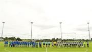 8 September 2019; Players and officials prior to the FAI Women’s Intermediate Shield Final match between Manulla FC and Whitehall Rangers at Mullingar Athletic FC in Mullingar, Co. Westmeath. Photo by Seb Daly/Sportsfile