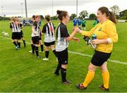 8 September 2019; Grace McAuley-Ryan, right, and Niamh O'Doherty of Whitehall Rangers following the FAI Women’s Intermediate Shield Final match between Manulla FC and Whitehall Rangers at Mullingar Athletic FC in Mullingar, Co. Westmeath. Photo by Seb Daly/Sportsfile