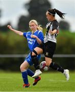 8 September 2019; Michelle Walls of Whitehall Rangers in action against Laura Regan of Manulla FC during the FAI Women’s Intermediate Shield Final match between Manulla FC and Whitehall Rangers at Mullingar Athletic FC in Mullingar, Co. Westmeath. Photo by Seb Daly/Sportsfile