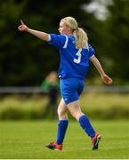 8 September 2019; Laura Regan of Manulla FC during the FAI Women’s Intermediate Shield Final match between Manulla FC and Whitehall Rangers at Mullingar Athletic FC in Mullingar, Co. Westmeath. Photo by Seb Daly/Sportsfile