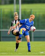 8 September 2019; Katrina Moore of Whitehall Rangers in action against Tracey Hall of Manulla FC during the FAI Women’s Intermediate Shield Final match between Manulla FC and Whitehall Rangers at Mullingar Athletic FC in Mullingar, Co. Westmeath. Photo by Seb Daly/Sportsfile