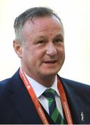 9 September 2019; Northern Ireland manager Michael O'Neill ahead of the UEFA EURO2020 Qualifier Group C match between Northern Ireland and Germany at the National Stadium at Windsor Park in Belfast. Photo by Ramsey Cardy/Sportsfile