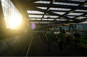 9 September 2019; Northern Ireland supporters ahead of the UEFA EURO2020 Qualifier Group C match between Northern Ireland and Germany at the National Stadium at Windsor Park in Belfast. Photo by Ramsey Cardy/Sportsfile