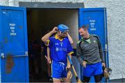 7 September 2019; Tipperary players Tommy Dunne, left, and Brendan Cummins before The Alzheimer Society of Ireland hosting Bluebird Care sponsored Tipperary v Limerick hurling fundraiser match at Nenagh Éire Óg, Nenagh, Co Tipperary. This unique fundraising initiative, to mark World Alzheimer’s Month 2019, was the brainchild of two leading Munster dementia advocates, Kevin Quaid and Kathy Ryan, who both have a dementia diagnosis. All the money raised will go towards providing community services and advocacy supports in the Munster area and beyond. Photo by Piaras Ó Mídheach/Sportsfile