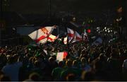 9 September 2019; Northern Ireland supporters ahead of the UEFA EURO2020 Qualifier Group C match between Northern Ireland and Germany at the National Stadium at Windsor Park in Belfast. Photo by Ramsey Cardy/Sportsfile