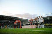 9 September 2019; The Germany team prior to the UEFA EURO2020 Qualifier Group C match between Northern Ireland and Germany at the National Stadium at Windsor Park in Belfast. Photo by Ramsey Cardy/Sportsfile