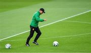 9 September 2019; Head coach Krasimir Balakov during a Bulgaria Squad Training session at Aviva Stadium in Dublin. Photo by Piaras Ó Mídheach/Sportsfile