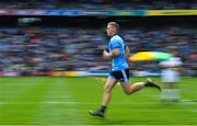 1 September 2019; Con O'Callaghan of Dublin runs onto the pitch prior to the GAA Football All-Ireland Senior Championship Final match between Dublin and Kerry at Croke Park in Dublin. Photo by Brendan Moran/Sportsfile