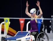 10 September 2019; Ailbhe Kelly of Ireland competes in the heats of the Women’s 100m Backstroke S8 during day two of the World Para Swimming Championships 2019 at London Aquatic Centre in London, England. Photo by Tino Henschel/Sportsfile