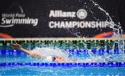 10 September 2019; Ailbhe Kelly of Ireland competes in the heats of the Women’s 100m Backstroke S8 during day two of the World Para Swimming Championships 2019 at London Aquatic Centre in London, England. Photo by Tino Henschel/Sportsfile