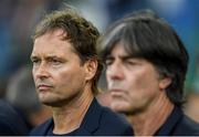 9 September 2019; Germany assistant coach Marcus Sorg, left, and manager Joachim Low during the UEFA EURO2020 Qualifier - Group C match between Northern Ireland and Germany at the National Stadium at Windsor Park in Belfast. Photo by Ramsey Cardy/Sportsfile