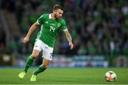 9 September 2019; Stuart Dallas of Northern Ireland during the UEFA EURO2020 Qualifier - Group C match between Northern Ireland and Germany at the National Stadium at Windsor Park in Belfast. Photo by Ramsey Cardy/Sportsfile