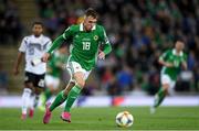 9 September 2019; Gavin Whyte of Northern Ireland during the UEFA EURO2020 Qualifier - Group C match between Northern Ireland and Germany at the National Stadium at Windsor Park in Belfast. Photo by Ramsey Cardy/Sportsfile