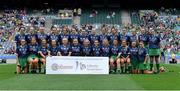 8 September 2019; The Limerick squad before the Liberty Insurance All-Ireland Premier Junior Camogie Championship Final match between Kerry and Limerick at Croke Park in Dublin. Photo by Piaras Ó Mídheach/Sportsfile