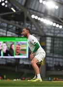 10 September 2019; Richard Keogh of Republic of Ireland prior to the 3 International Friendly match between Republic of Ireland and Bulgaria at Aviva Stadium, Dublin. Photo by Eóin Noonan/Sportsfile