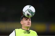 10 September 2019; John Egan of Republic of Ireland prior to the 3 International Friendly match between Republic of Ireland and Bulgaria at Aviva Stadium, Dublin. Photo by Stephen McCarthy/Sportsfile