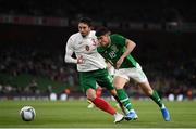 10 September 2019; Callum O’Dowda of Republic of Ireland in action against Kristian Dimitrov of Bulgaria during the 3 International Friendly match between Republic of Ireland and Bulgaria at Aviva Stadium, Dublin. Photo by Stephen McCarthy/Sportsfile