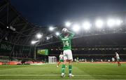 10 September 2019; Conor Hourihane of Republic of Ireland throws the ball in during the 3 International Friendly match between Republic of Ireland and Bulgaria at Aviva Stadium, Dublin. Photo by Stephen McCarthy/Sportsfile
