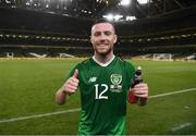 10 September 2019; Jack Byrne of Republic of Ireland following the 3 International Friendly match between Republic of Ireland and Bulgaria at Aviva Stadium, Dublin. Photo by Stephen McCarthy/Sportsfile