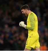 10 September 2019; Keiren O'Hara of Republic of Ireland celebrates after his side score their second goal during the 3 International Friendly match between Republic of Ireland and Bulgaria at Aviva Stadium, Dublin. Photo by Eóin Noonan/Sportsfile