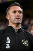10 September 2019; Republic of Ireland assistant coach Robbie Keane during the 3 International Friendly match between Republic of Ireland and Bulgaria at Aviva Stadium, Lansdowne Road in Dublin. Photo by Stephen McCarthy/Sportsfile