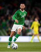 10 September 2019; Conor Hourihane of Republic of Ireland during the 3 International Friendly match between Republic of Ireland and Bulgaria at Aviva Stadium, Lansdowne Road in Dublin. Photo by Stephen McCarthy/Sportsfile