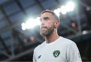 10 September 2019; Richard Keogh of Republic of Ireland prior to the 3 International Friendly match between Republic of Ireland and Bulgaria at Aviva Stadium, Lansdowne Road in Dublin. Photo by Stephen McCarthy/Sportsfile