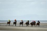 11 September 2019; A view of the field during the Bohan Hyland and Associates Handicap at the Laytown Strand Races in Laytown, Co Meath. Photo by Seb Daly/Sportsfile