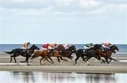 11 September 2019; A view of the field during the Bohan Hyland and Associates Handicap at the Laytown Strand Races in Laytown, Co Meath. Photo by Seb Daly/Sportsfile