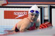 11September 2019; Nicole Turner of Ireland after competing in the final of the Women's 200m IM SM6 during day three of the World Para Swimming Championships 2019 at London Aquatic Centre in London, England. Photo by Tino Henschel/Sportsfile