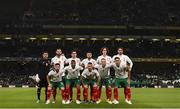 10 September 2019; Bulgaria team prior to the 3 International Friendly match between Republic of Ireland and Bulgaria at Aviva Stadium, Dublin. Photo by Eóin Noonan/Sportsfile