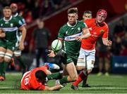 13 September 2019; Ollie Hassell-Collins of London Irish is tackled by Paddy Butler of Munster during the Pre-season friendly match between Munster and London Irish at the Irish Independent Park in Cork.  Photo by Matt Browne/Sportsfile