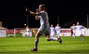 13 September 2019; Lorcan Fitzgerald of Shelbourne celebrates after scoring his side's third goal during the SSE Airtricity League First Division match between Drogheda United and Shelbourne at United Park in Drogheda, Louth.  Photo by Stephen McCarthy/Sportsfile