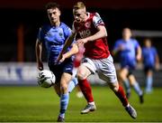 13 September 2019; Glen McAuley of St Patricks Athletic in action against Harry McEvoy of UCD during the SSE Airtricity League Premier Division match between St Patrick's Athletic and UCD at Richmond Park in Dublin.  Photo by Sam Barnes/Sportsfile