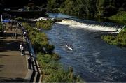 14 September 2019; A general view of Lucan Weir during The 60th Liffey Descent on the River Liffey at Lucan Weir in Lucan, Co Dublin. Photo by Seb Daly/Sportsfile