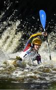 14 September 2019; Craig Stratford from Virginia Kayak Club, Ireland, competing in the K1 Class C Mens Kayaks event during The 60th Liffey Descent on the River Liffey at Lucan Weir in Lucan, Co Dublin. Photo by Seb Daly/Sportsfile