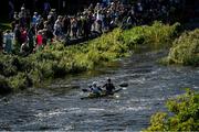 14 September 2019; A general view of crowds at Lucan Weir during The 60th Liffey Descent on the River Liffey at Lucan Weir in Lucan, Co Dublin. Photo by Seb Daly/Sportsfile