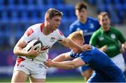 14 September 2019; Hayden Hyde of Ulster A is tackled by Tommy O'Brien of Leinster A during the Celtic Cup match between Leinster A and Ulster A at Energia Park in Donnybrook, Dublin. Photo by Ramsey Cardy/Sportsfile