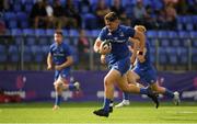 14 September 2019; Dan Sheehan of Leinster A on his way to scoring a try during the Celtic Cup match between Leinster A and Ulster A at Energia Park in Donnybrook, Dublin. Photo by Ramsey Cardy/Sportsfile
