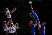 14 September 2019; Aoife McDermott of Leinster misjudges the Ulster line-out during the Women’s Interprovincial Championship Semi-Final match between Leinster and Ulster at St Mary's RFC in Templeogue, Dublin. Photo by Ben McShane/Sportsfile
