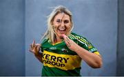 14 September 2019; Kerry supporter Shauna Fitzgerald from Kilmoyley, Co Kerry prior to the GAA Football All-Ireland Senior Championship Final Replay match between Dublin and Kerry at Croke Park in Dublin. Photo by David Fitzgerald/Sportsfile