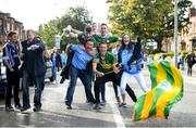 14 September 2019; Kerry and Dublin supporters arrive prior to the GAA Football All-Ireland Senior Championship Final Replay match between Dublin and Kerry at Croke Park in Dublin. Photo by David Fitzgerald/Sportsfile